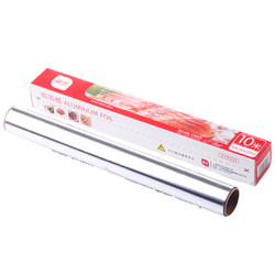 【京东超市】烘焙工具 展艺锡纸 食品级烧烤烹饪锡铝箔纸 烤箱烤盘用纸10m *2件