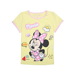 Disney 迪士尼 女童针织短袖T恤衫