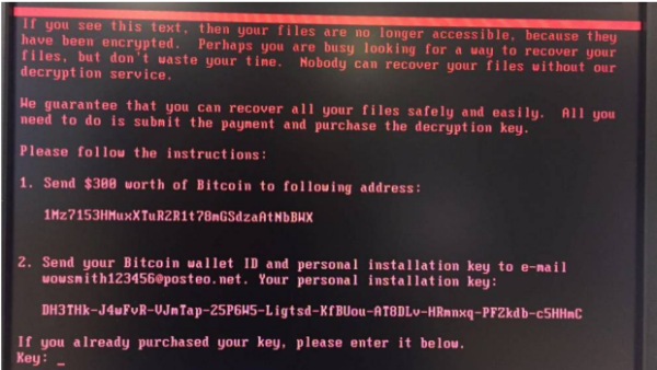 新的勒索病毒Petya出现!部分机场、银行、政府部门几近瘫痪
