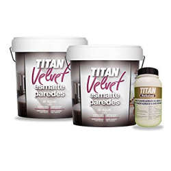  TITAN 堤丹 天鹅绒系列 儿童乳胶漆套装（4L面漆*2桶+1L底漆*1桶） 
