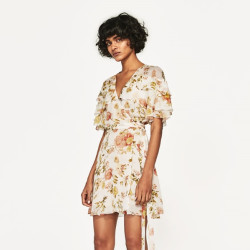 ZARA 02659772727 女士印花连衣裙