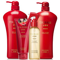 中亚PrimeDay：TSUBAKI 丝蓓绮 奢耀柔艳 洗发水750ml+护发素750ml+可悠然 美肌沐浴露 550ml