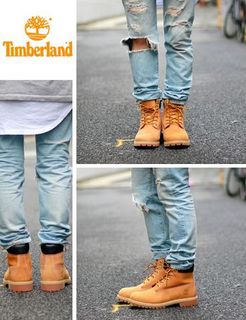 Timberland 6英寸 12909 大童款工装靴