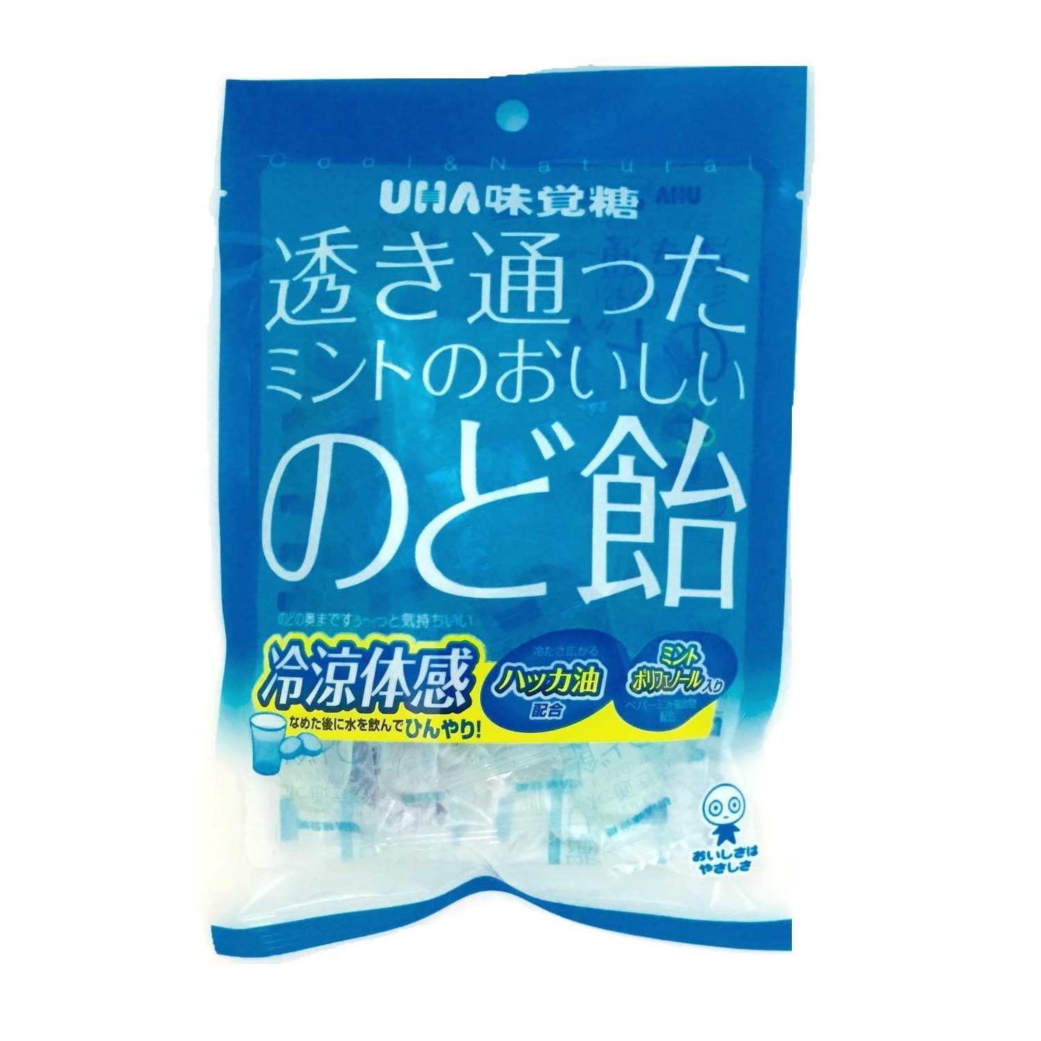 uha 悠哈 味觉糖 通透薄荷喉糖 92g×6袋 760日元(约44.61元)