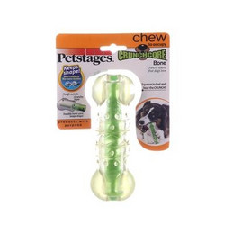Petstages 绿咖咖果冻骨 宠物磨牙洁齿玩具 XS码