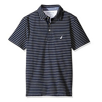 限尺码：NAUTICA 诺帝卡 Slim Fit Striped男士条纹POLO