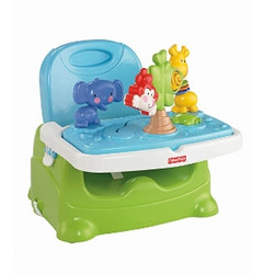 Fisher-Price 费雪 带玩具架便携式婴幼儿餐椅