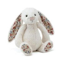 JELLYCAT 邦尼兔 经典害羞系列 毛绒公仔 中号  31cm （碎花玫瑰色/碎花米色）