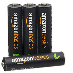 AmazonBasics 亚马逊倍思 7号镍氢充电电池AAA型 850mAh 4节装