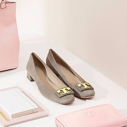 TORY BURCH 汤丽柏琦 GIGI SUEDE PUMP 女士中跟鞋