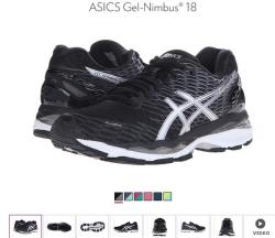 限5码：ASICS  亚瑟士 GEL-NIMBUS 18 女士运动跑鞋（小码福利）