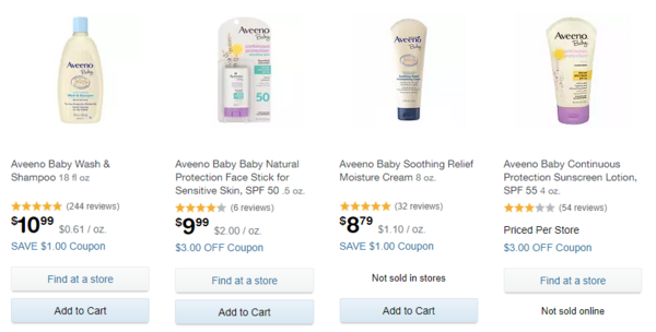 独立日促销季：Walgreens 精选母婴保健用品 独立日促销 含comotomo、Aveeno等品牌