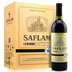 西夫拉姆（SAFLAM）红酒 酒堡干红葡萄酒3年树龄750ml*6瓶（整箱装）