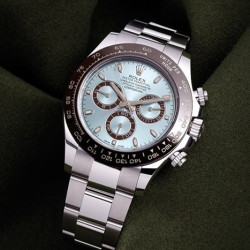 ROLEX 劳力士 Cosmograph Daytona 冰蓝铂金迪通拿 116506IBLSO 男士机械腕表