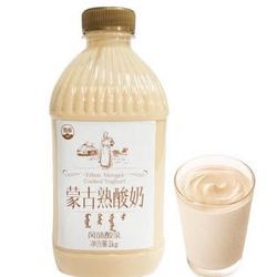 雪原 蒙古熟酸奶 风味酸乳 1kg