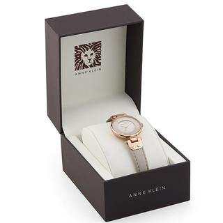Anne Klein 161001578 女士真皮时装手表