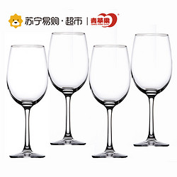 青苹果 玻璃杯 品味高脚杯红酒杯 香槟杯 350ml 4只装 EJ5201 *2件