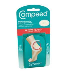 Compeed 脚部磨损水泡 快速止疼药膏贴 5张