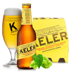 KELER 开勒啤酒  250ml*6瓶装 