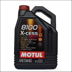 MOTUL 摩特 8100 X-cess 5W-40 全合成润滑油 5L