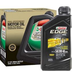 Castrol 嘉实多 EDGE 极护钛流体 0W-40 SN级 全合成机油 1Qt *7瓶