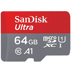 Sandisk 闪迪 A1 64GB 读速100MB/s 高速移动MicroSDXC UHS-I存储卡 TF卡