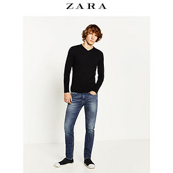  ZARA 00693409800 男士V领针织衫  