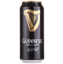 GUINNESS健力士爱尔兰进口黑啤酒440ml*24听官方 罐装整箱