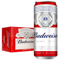 Budweiser 百威 啤酒 500ml*18听  *3件 +凑单品