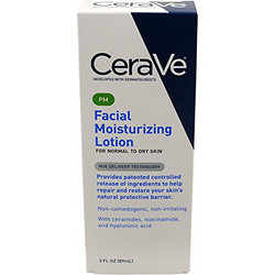 CeraVe Moisturizing Facial 夜间美白保湿修复乳液 89ml *4件