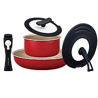 全球PrimeDay： DOSHISHA evercook 平底锅套装 5件套