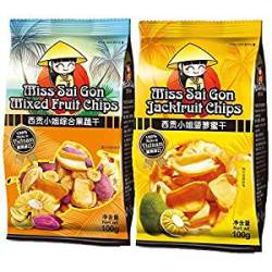 Miss SaiGon 西贡小姐 菠萝蜜干+综合果蔬干双包组合装 200g