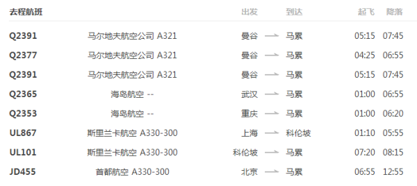 全国多地-马尔代夫神仙珊瑚岛6-7日自由行
