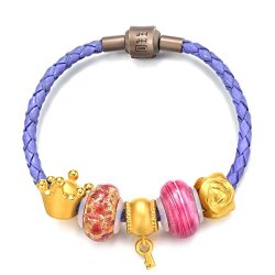 Chow Sang Sang 周生生 Charme Murano Glass 86031b 串珠手链 