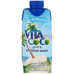 【京东超市】唯他可可（ Vita Coco ）天然椰子水饮料330ml