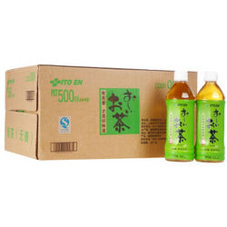 【京东超市】伊藤园（ITOEN）绿茶（无糖）500ml*24瓶 整箱