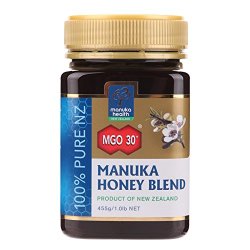 prime会员 Manuka Health 蜜纽康 MGO30+麦卢卡混合蜂蜜(金冠) 455g(新西兰进口)