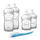 AVENT 新安怡 自然系列 宽口玻璃奶瓶 套装(120ml奶瓶*2+240ml奶瓶*2+奶瓶刷)