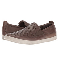 ecco 爱步 Collin Perforated 男士休闲鞋 Dark Clay US6