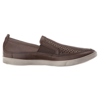 ecco 爱步 Collin Perforated 男士休闲鞋 Dark Clay US6