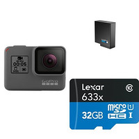 全球PrimeDay：GoPro HERO 5 Black 运动相机 电池/雷克沙32GB高速卡套装