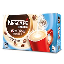 Nescafé 雀巢 1+2 丝白奶香即溶咖啡 20g*20条