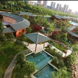 无锡华美达广场酒店1晚+双早双晚+樱花温泉门票2张