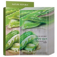 NATURE REPUBLIC 自然共和国 精粹自然芦荟面膜 23ml 10片*4套+凑单品