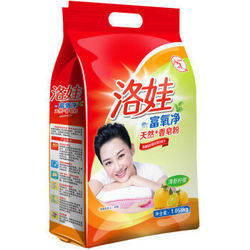 【京东超市】洛娃 富氧净天然香皂粉1.058kg 低泡易漂洗衣粉29袋
