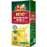 众果 100%纯果汁 多种口味可选 1L*6盒