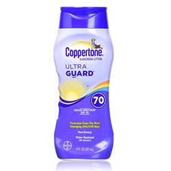 Coppertone 确美同 超级防护广谱防晒霜 SPF70 237ml