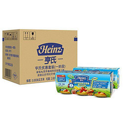 Heinz 亨氏 甜嫩蔬菜泥优惠套装 113g*3*4 *2件