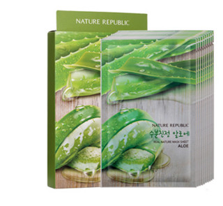 NATURE REPUBLIC 自然共和国 精粹自然芦荟面膜 23ml*10片