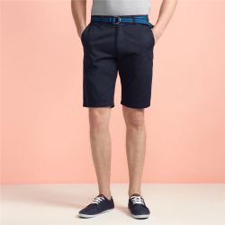 佐丹奴短裤男 纯棉配腰带休闲五分裤子 男士中